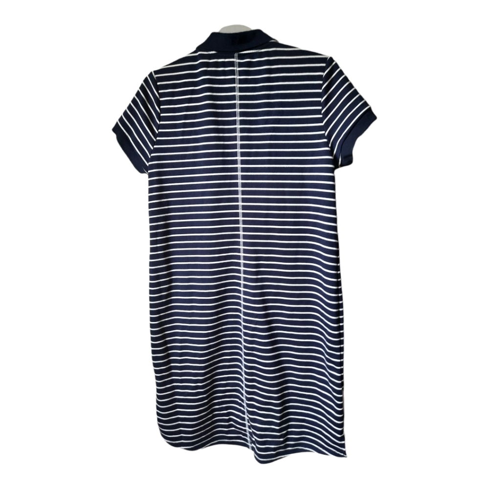 ❤MERONA ,size M Polo mini dress navy blue & white
